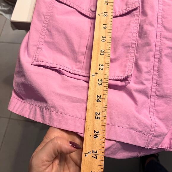 J.Crew Mercantile Pink Perfect Rain Jacket Size SP - Picture 7 of 8